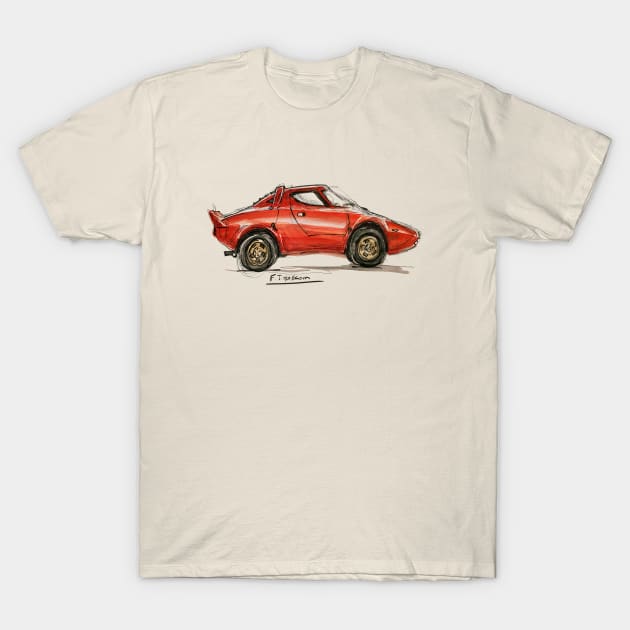 Lancia Stratos T-Shirt by Francohanekom